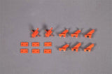 FMS 90MM SUPER SCORPION CONTROL HORNS ORANGE