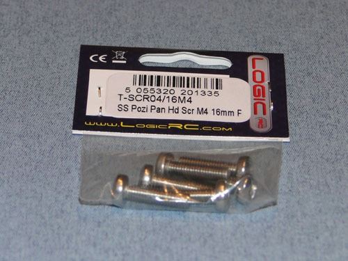 RACTIVE SS Pozi Pan Hd Scr M4 16mm Pk6