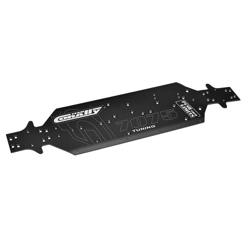 CORALLY CHASSIS ASUGA XLR SWIS SMADE 7075 T6 3MM HARD ANODISE