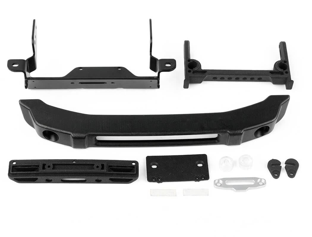 RC4WD GUARDIAN STEEL FRONT BUMPER W/ LIGHTS FOR MST 4WD OFF-ROAD CAR KIT W/ J4 JIMNY BODY