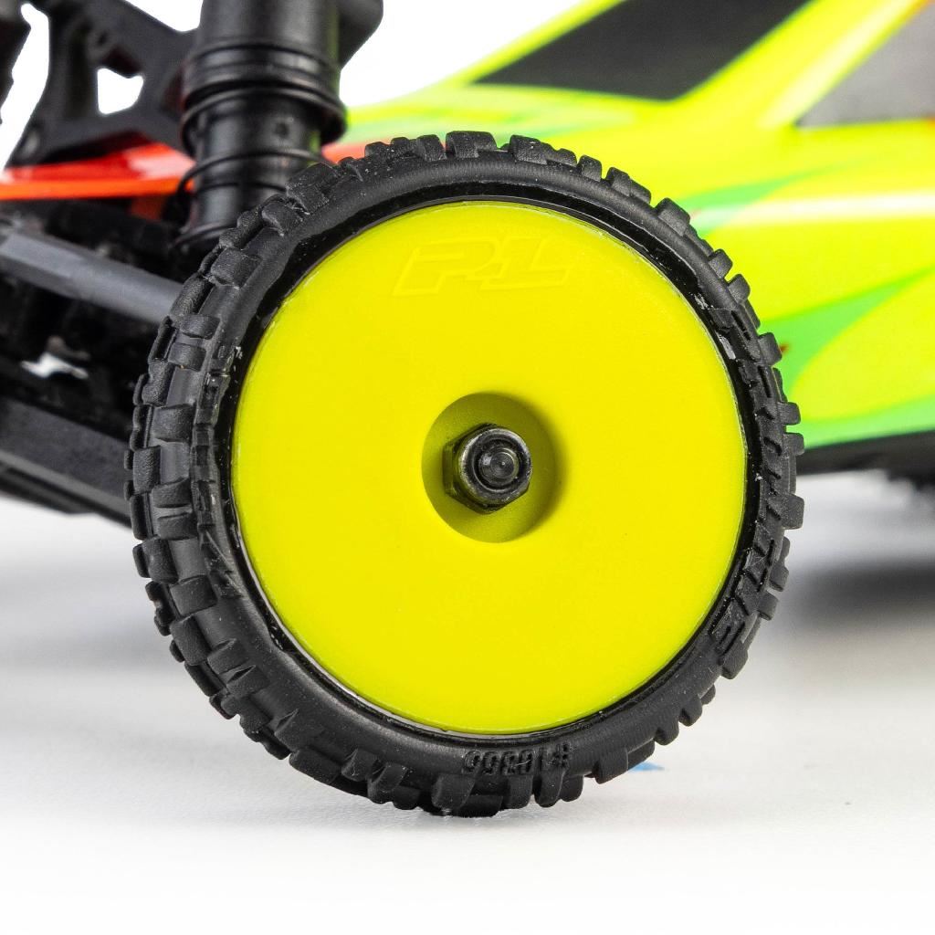 Pro-Line 1/24 Wedge Front And Prism Rear Carpet Tires Mounted 7Mm, Ye