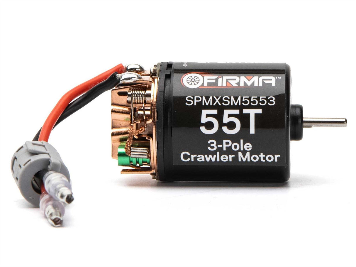 Spektrum Firma 55T Rebuildable 3-Pole Brushed Crawler Motor
