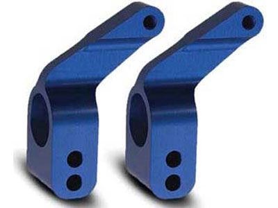 TRAXXAS Stub axle carriers, Rustl/Stamp/Band blue-anodised)5x11mm BB