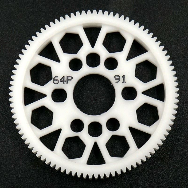 Yeah Racing Competition Delrin Spur Gear 64P 91T For 1/10 On Road Touring Drift