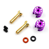Yeah Racing Aluminum 4Mm Bullet Plug W/Grips