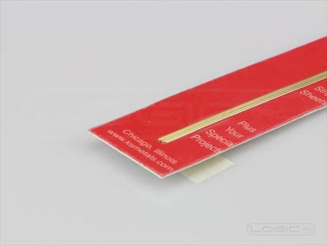 KS 300mm Round Brass Rod 0.5mm Dia (Pk5)