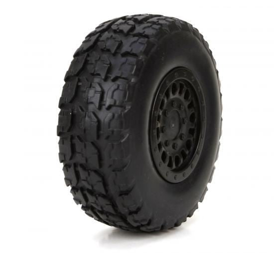 ECX FF/RR Premount Tire: 1/18 4WD Torment (2)
