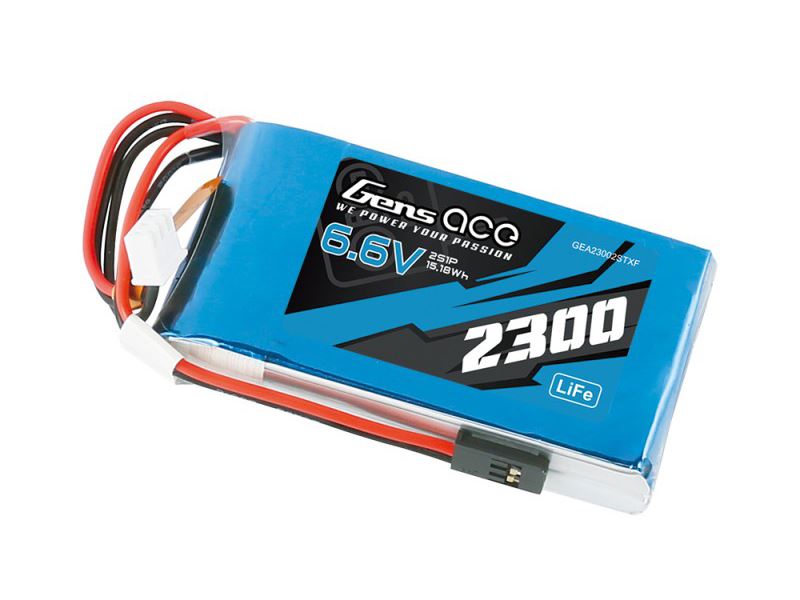 Gens Ace Li-Po 2S 7.4V 2300Mah Tx With Futaba
