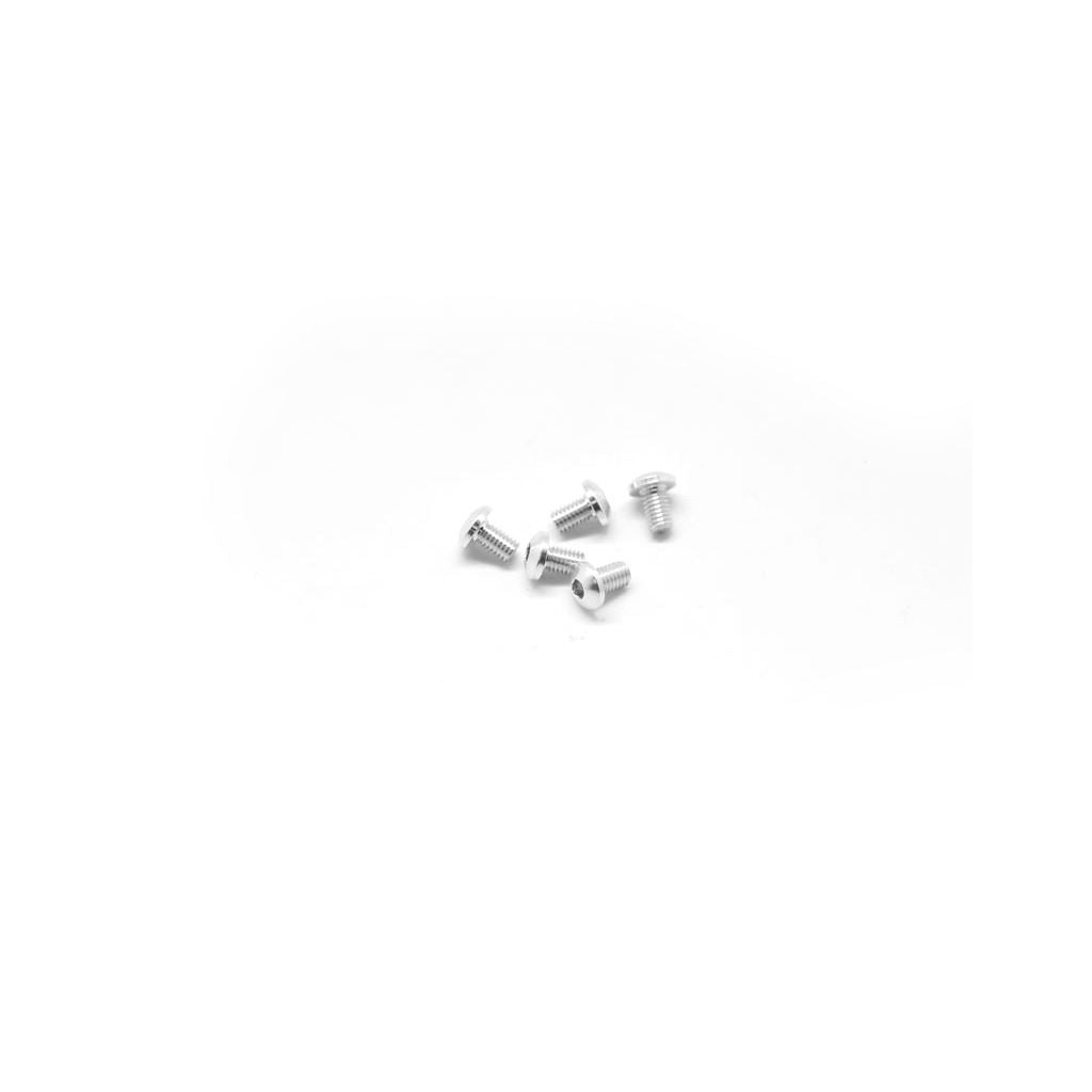 Alu Screw Allen Roundhead M3 x 5 Silver (5)