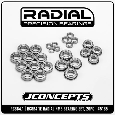 RC8B4.1 / RC8B4.1e Radial NMB Bearing Set 26pc