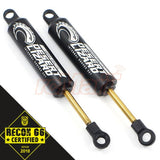 Yeah Racing 90mm Desert Lizard Two Stage Internal Spring Damper Pair Black For 1/10 Crawler 'G6 Certified'