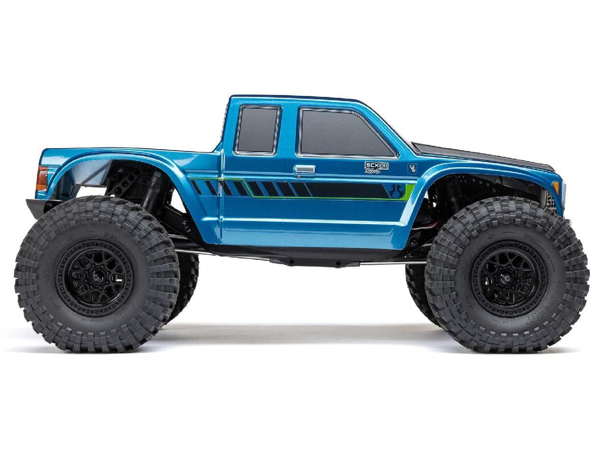 Axial 1/10 Scx10 Iii Coyote 4X4 Rtr Brushed Rock Crawler, Blue