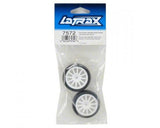 Latrax T&W, Spoke Wht Wheel, Slicks