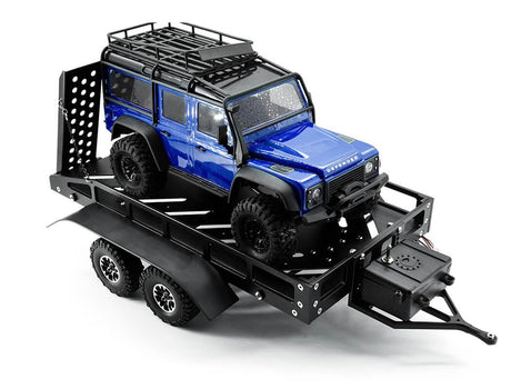 FASTRAX DUAL-AXLE TRAILER w/RAMPS & LEDs (Med 1/12-1/18)