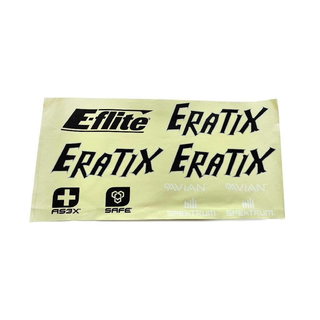 E Flite Decal Sheet: Eratix 3D 1.6M (64In)