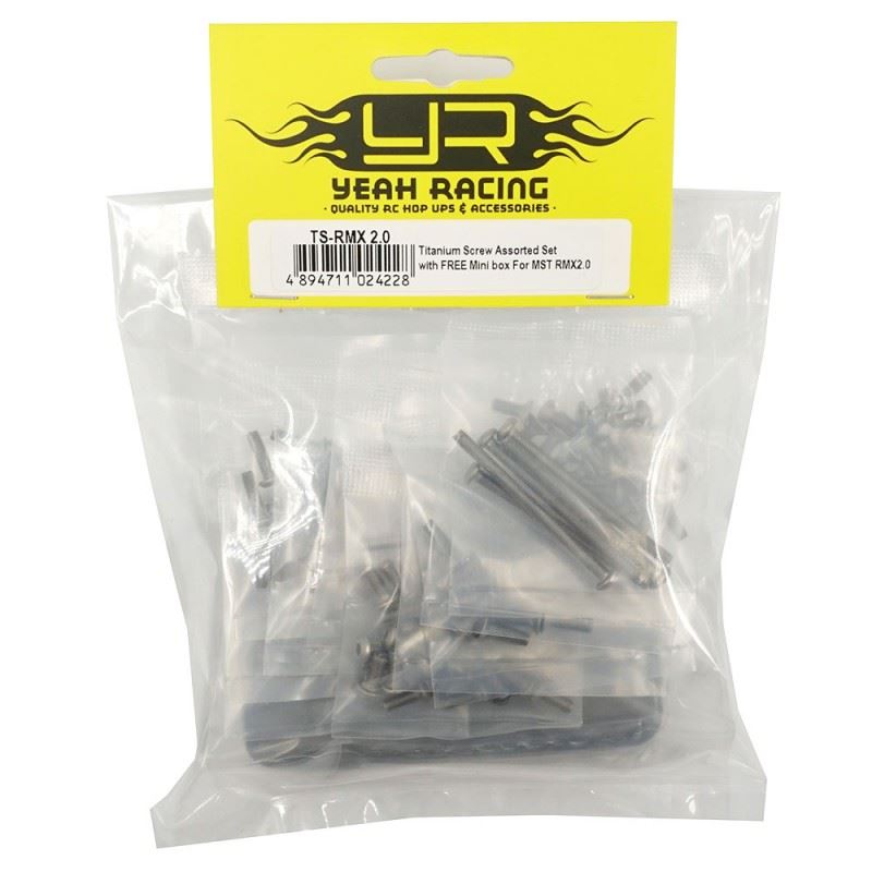 Yeah Racing Titanium Screw Assorted Set with FREE Mini box For MST RMX2.0