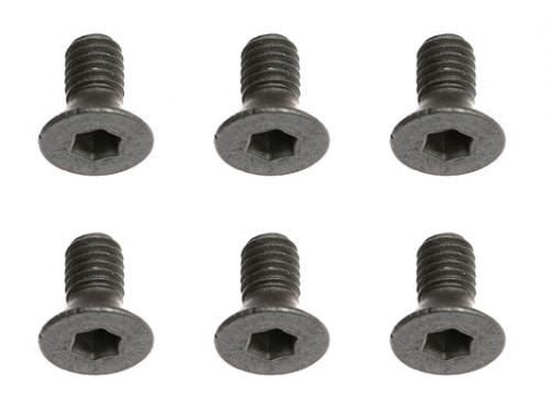 Team Associated M3 X 0.5 X 6 FHCS Screws (10)