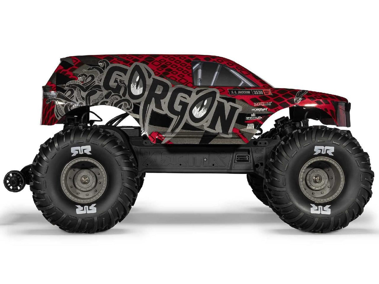 Arrma 1/10 Gorgon 223S 2Wd Rtr Monster Truck, Red/Black