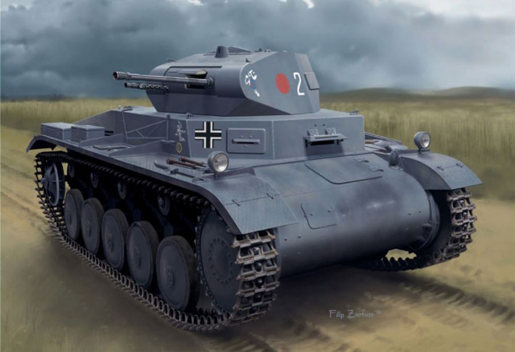 Dragon 1/35 Pz.Kpfw.II Ausf.A w/Interior (Magic Track, Bonus figure set, metal bucket, uniform and GEN 2 w