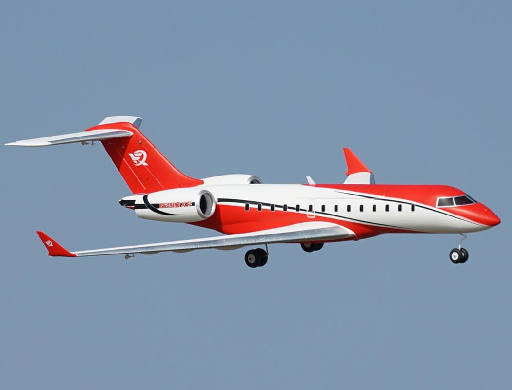 Xfly Twin 40Mm J-65 Edf Business Jet Pnp - Red