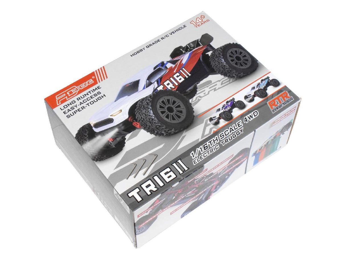 Pd Racing Tr16Ii Brushed Rc Truggy (Red, Blue & White)