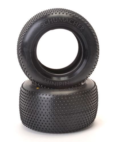 Schumacher Stadium Truck Tyre - Mini Pin - Silver - pr