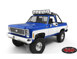 RC4WD ROOF RACK, ROLLBAR, LIGHT BAR COMBO FOR RC4WD CHEVY BLAZER BODY (BLACK)