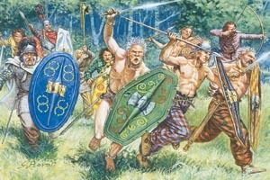 Italeri Gaul Warriors 1St-2Nd Cty B.C. C