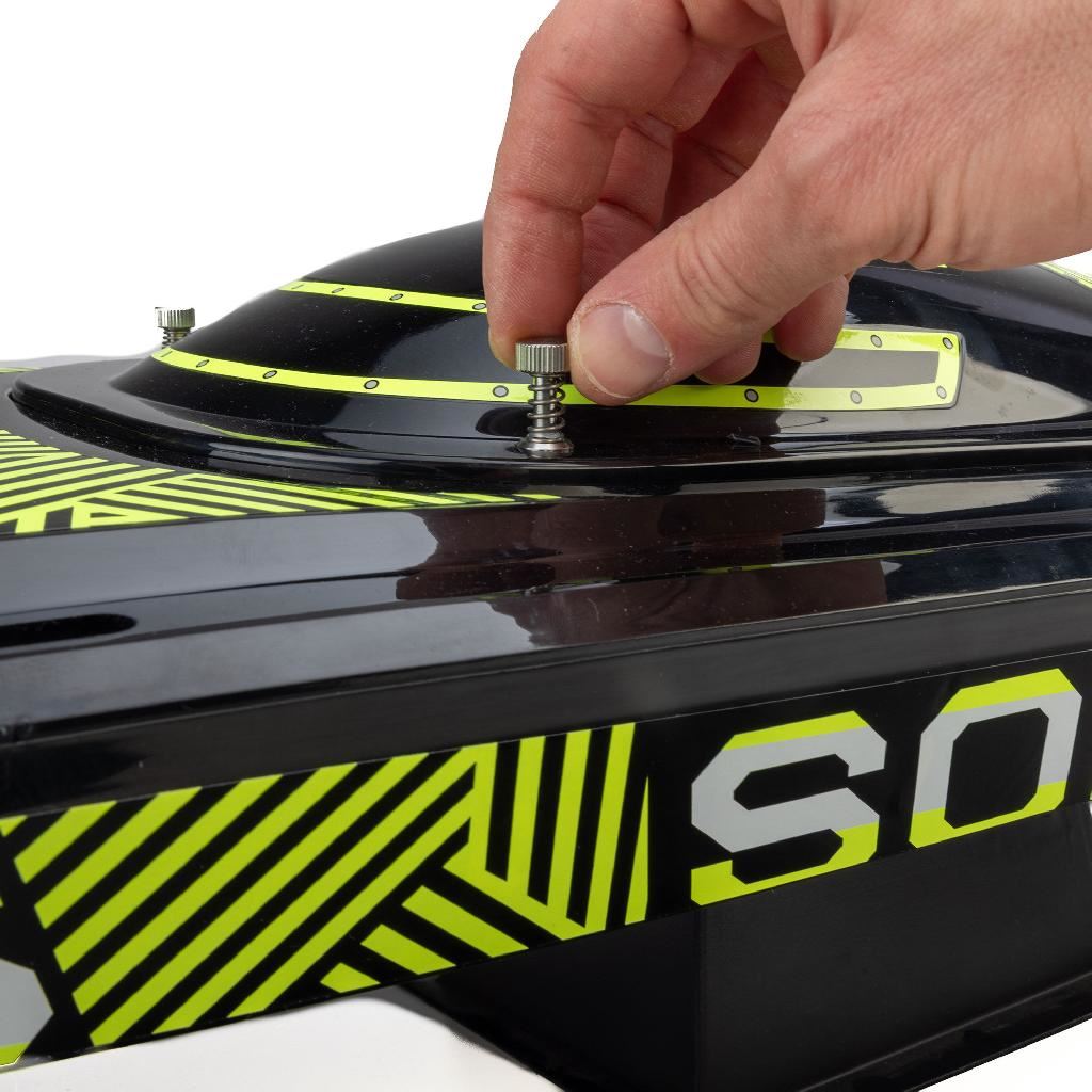 Proboat Sonicwake 36In V3 Self-Righting V-Hull Boat Rtr, Black