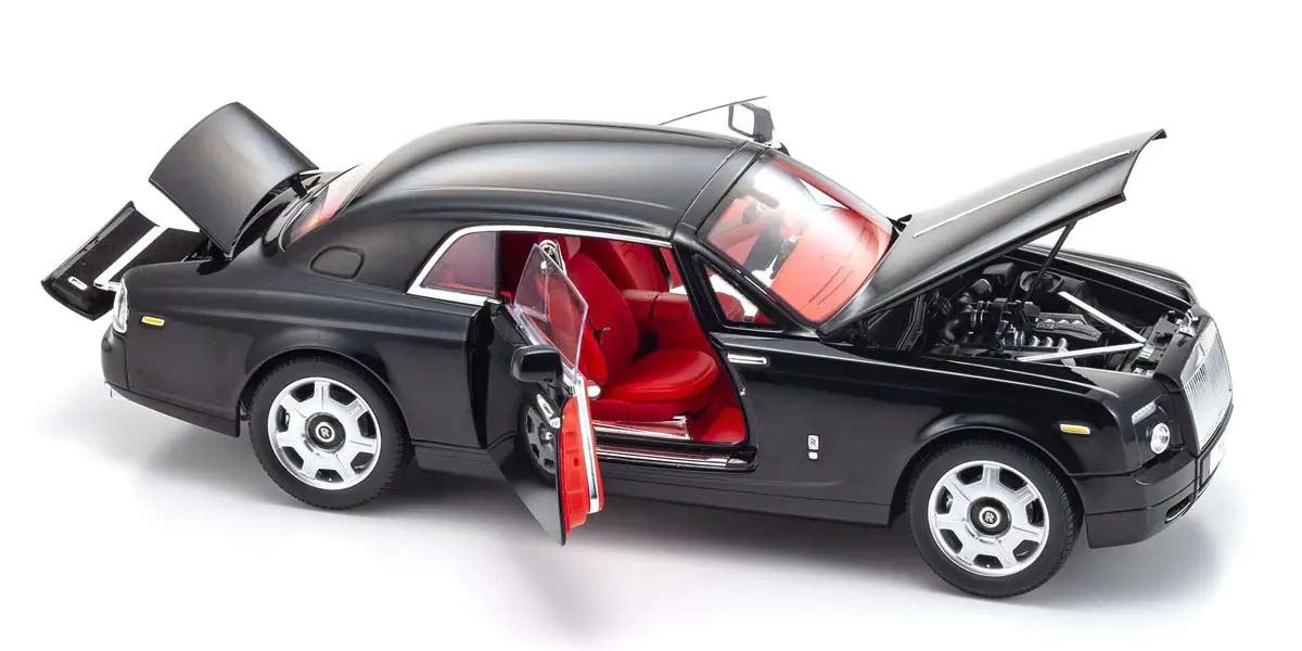 Kyosho 1:18 Rolls-Royce Phantom Coup? 2008 Diamond Black