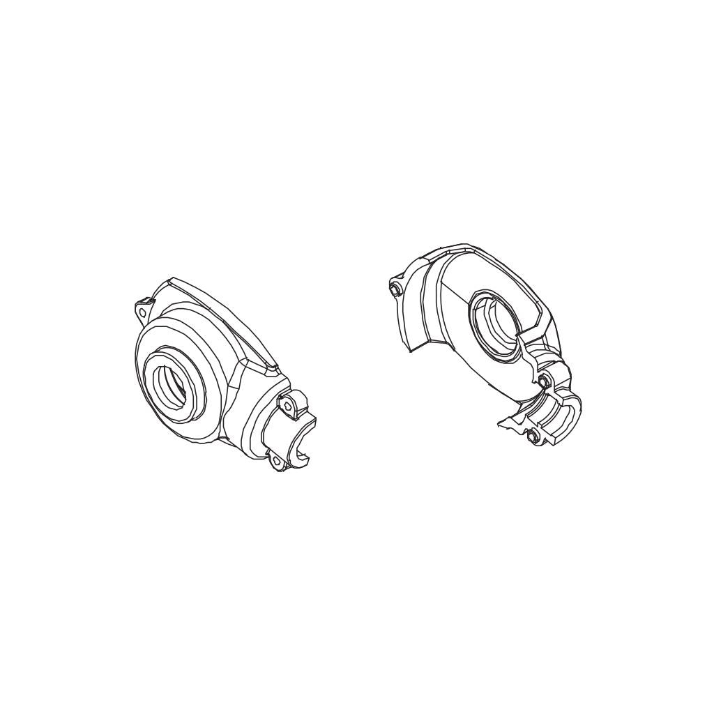 Pd Racing Outer Diff Case L/R 1Pcs