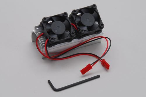 XTM Racing Heat-Sink w/Fans XT2e Opt/Rail Std