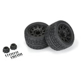 Proline 1/8 Menace Hp Belted Fr/Rr 3.8In Mt Tires Mounted 17mm Black