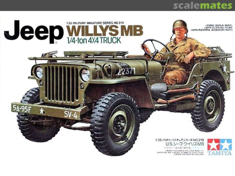 Tamiya 1/35th Jeep Willys Mb 1/4-Ton Truck