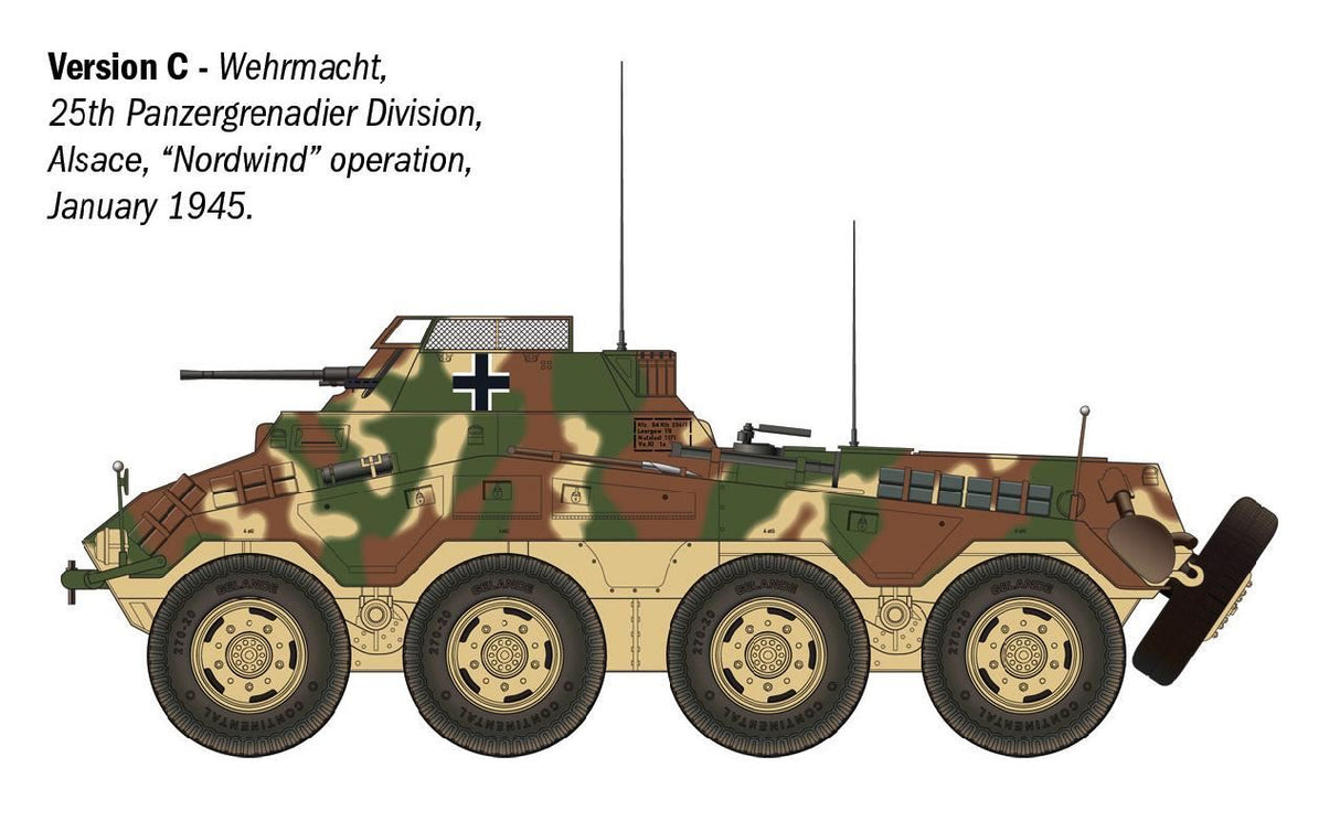 Italeri Sd.Kfz. 234/1 Armoured Car