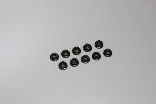 Flanged Nuts M3X3.7Mm (10) Kyosho