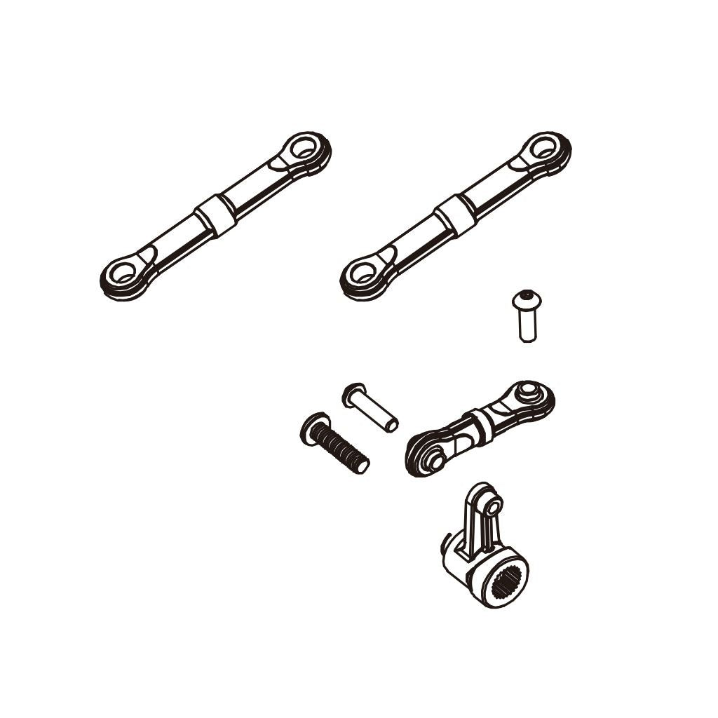 Pd Racing Rr.Upper Arm_L/R 1Pcs
Servo Saver Unit 1Pcs