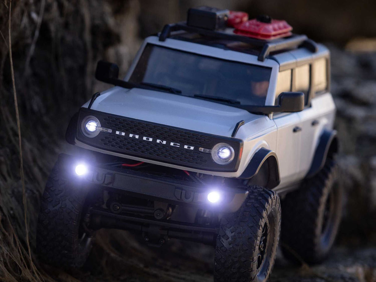 Axial 1/24 SCX24 2021 Ford Bronco 4WD Truck Brushed RTR, Grey
