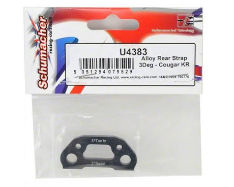 Schumacher Alloy Rear Strap 3Deg - Cougar KR