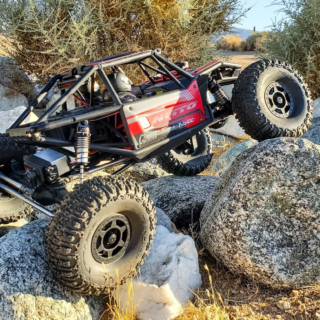 Proline 1/10 Holcomb F/R 1.9In 12mm Crawler Bead-Loc Wheels (2) Black