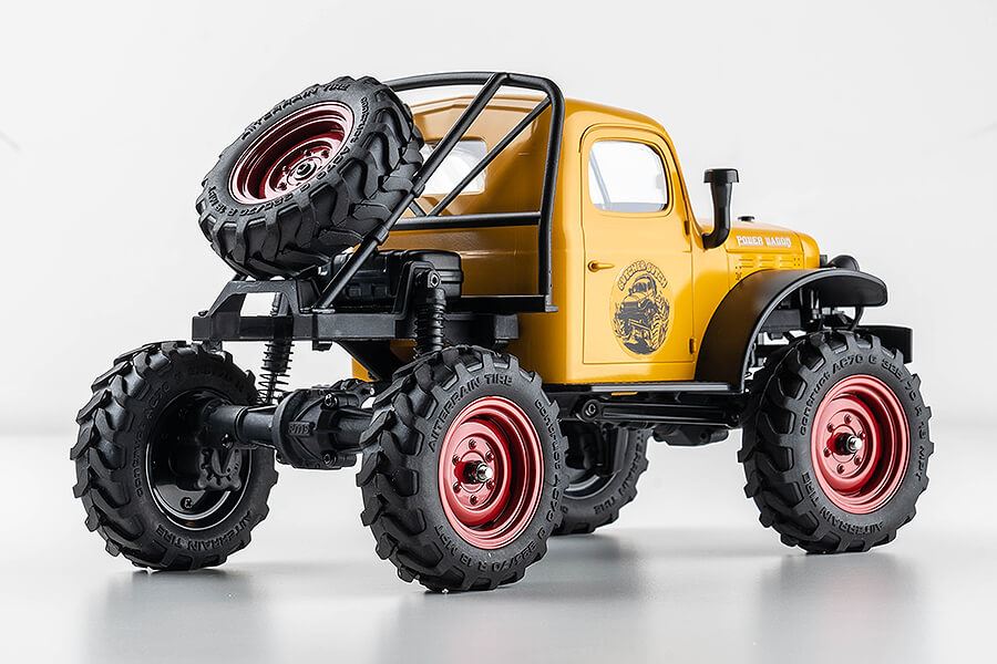 FMS FCX 1/24TH POWER WAGON SCALER RTR - YELLOW