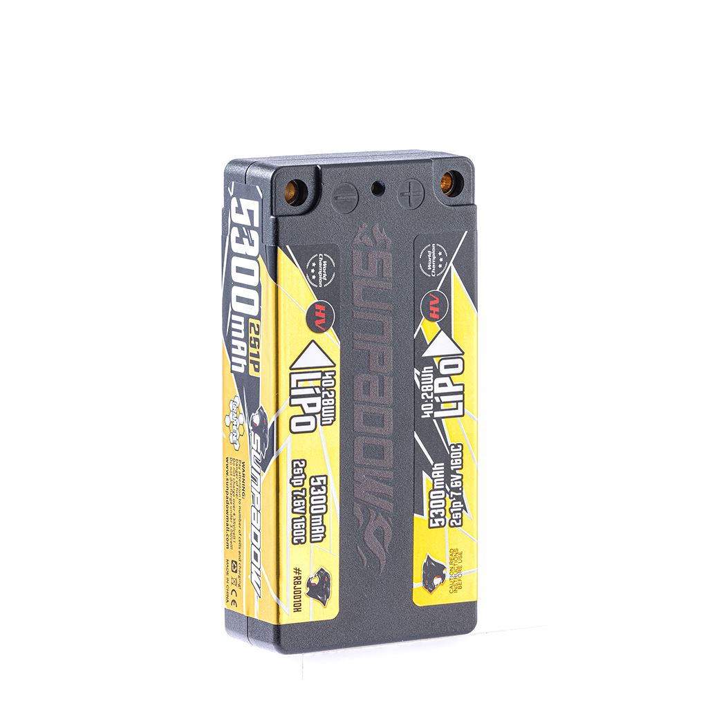Sunpadow Lipo 5300Mah 7.6V 2S 160C Shorty 21.5Mm