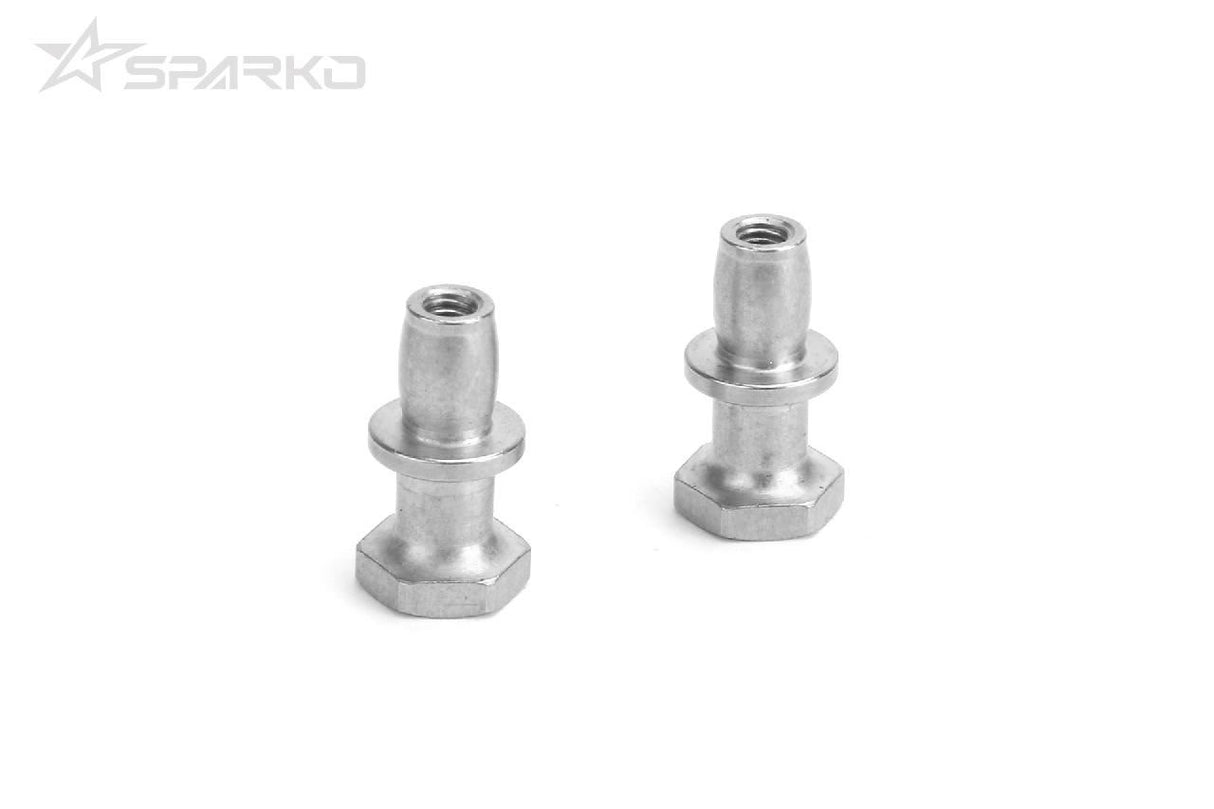 Sparko F8 Shock Ball Stud Offset 0Mm For Front And Rear (2Pcs)