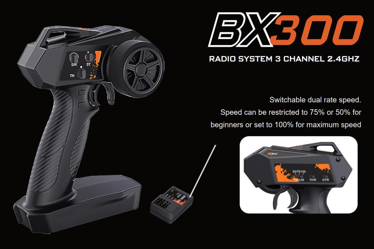 Radios (Parent) Pd Racing Radio System 3 Channel 2.4Ghz Rx/Tx