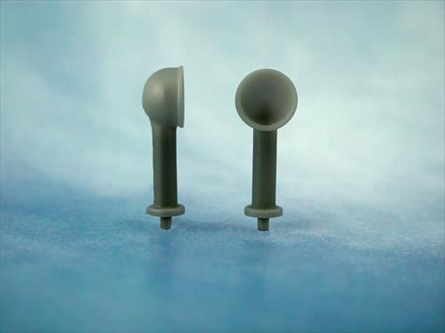 Radio Active Cowl Ventilators (Resin) 7.5 - H18mm(Pk2)