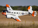 E Flite Beechcraft D18/Rc-45J 1.5M Bnf Basic With As3X+ And Safe Sel