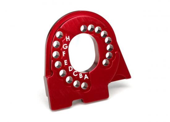 Traxxas Motor mount plate TRX-4 6061-T6 aluminum (red-anodized)