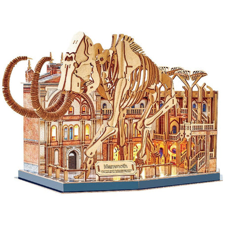 Cubicfun Museum Mammoth With Led Lighting (463 Pieces)