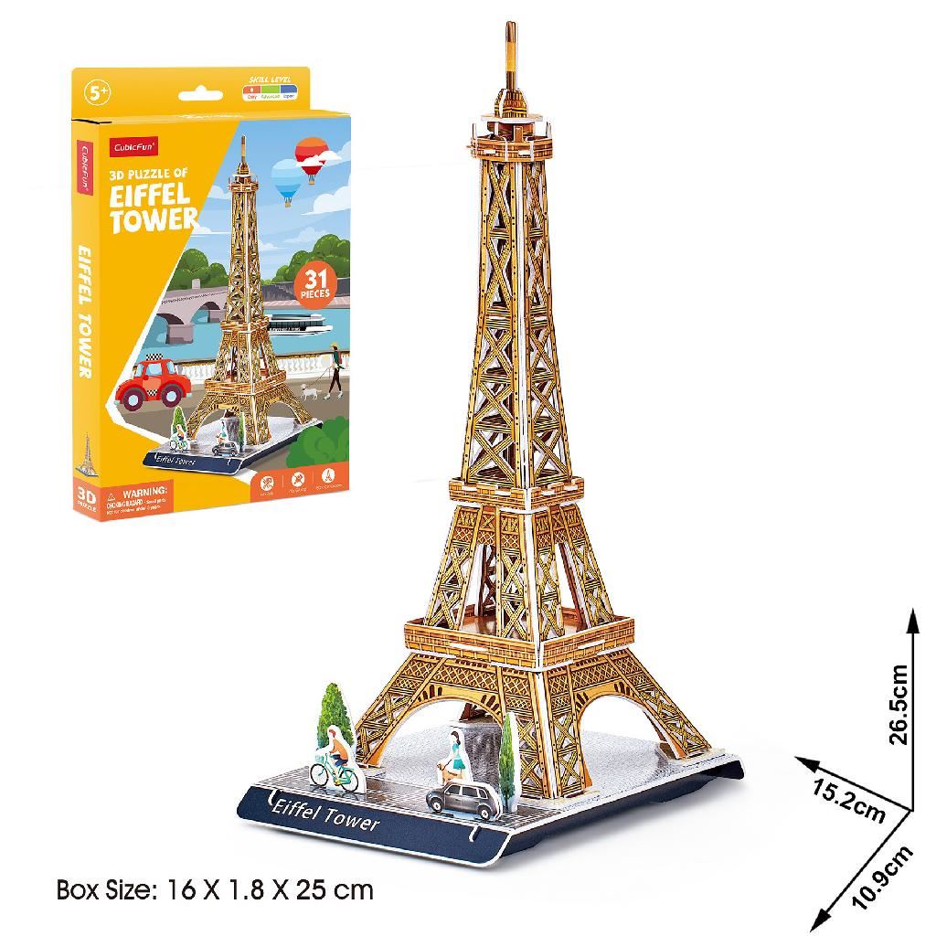 Cubicfun Eiffel Tower (31 Pieces)