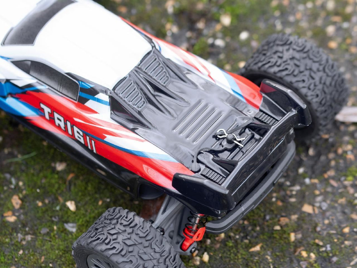 Pd Racing Tr16Ii Brushed Rc Truggy (Red, Blue & White)